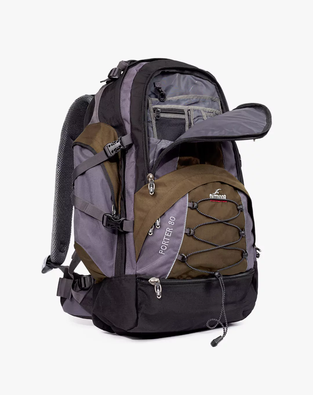 תרמיל Porter 80 – Outdoor Revolution-10947 – זית – 6