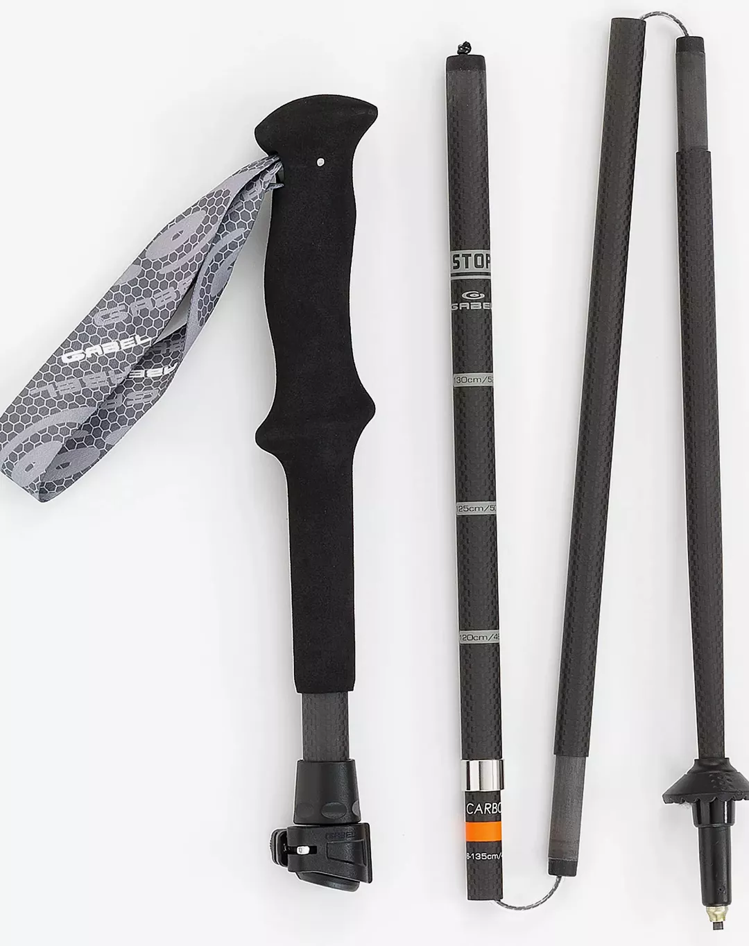 מקל הליכה Ibex Carbon – Gabel-11821 – black-carbon-orange – 1