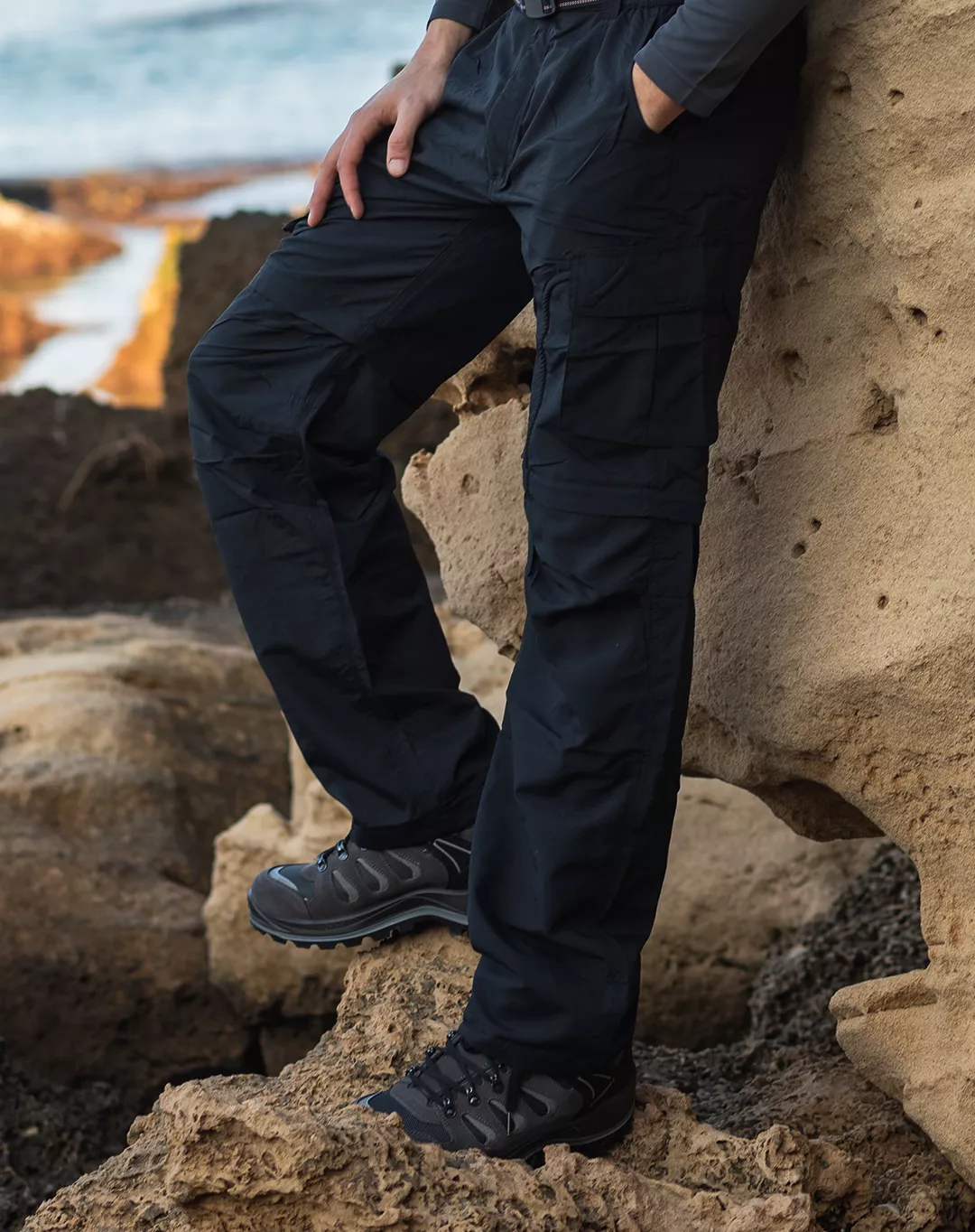 מכנסיים מתקצרים Panther – Outdoor Revolution-3351 – שחור – 1