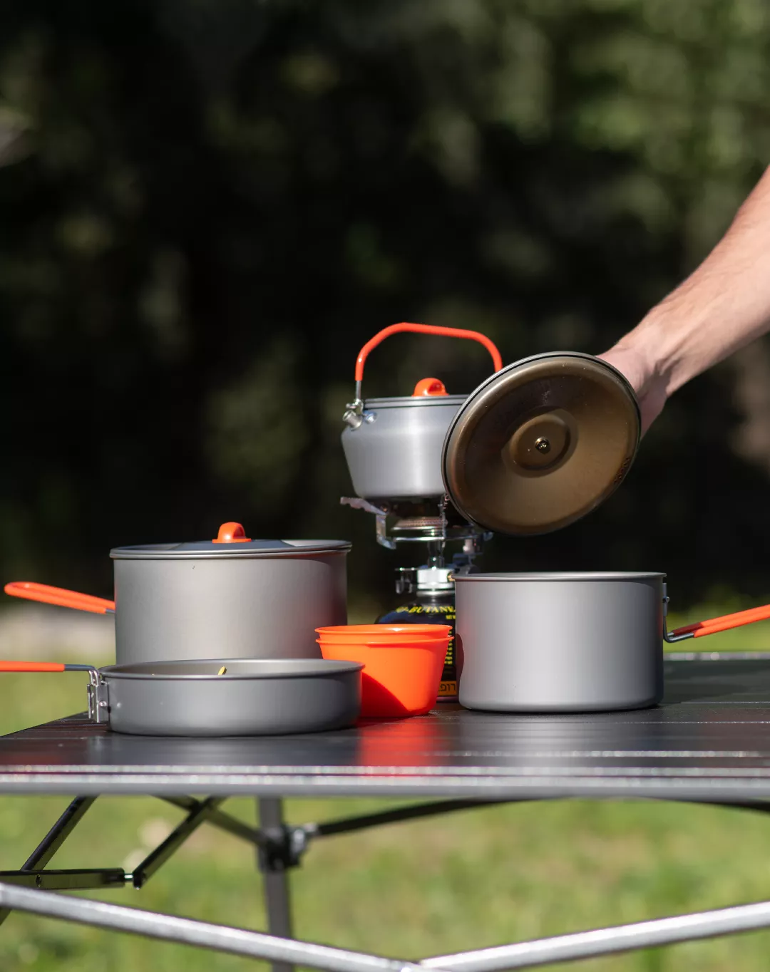 ערכת בישול Essential – Outdoor Revolution-63082 – אפור-כהה – 1