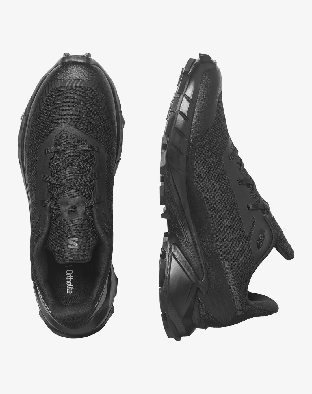 נעלי Alphacross 5 – Salomon-L473127 – black-black-ebony – 5