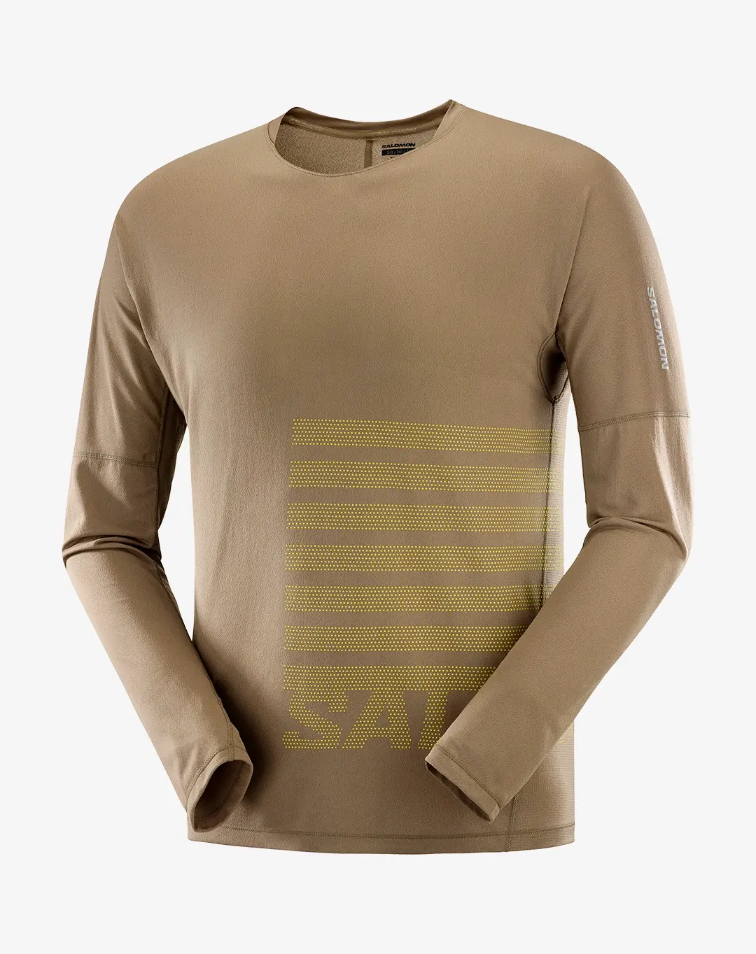 חולצה ארוכה Sense Aero Tee Gfx – SALOMON-LC2274800 – shitake – 1