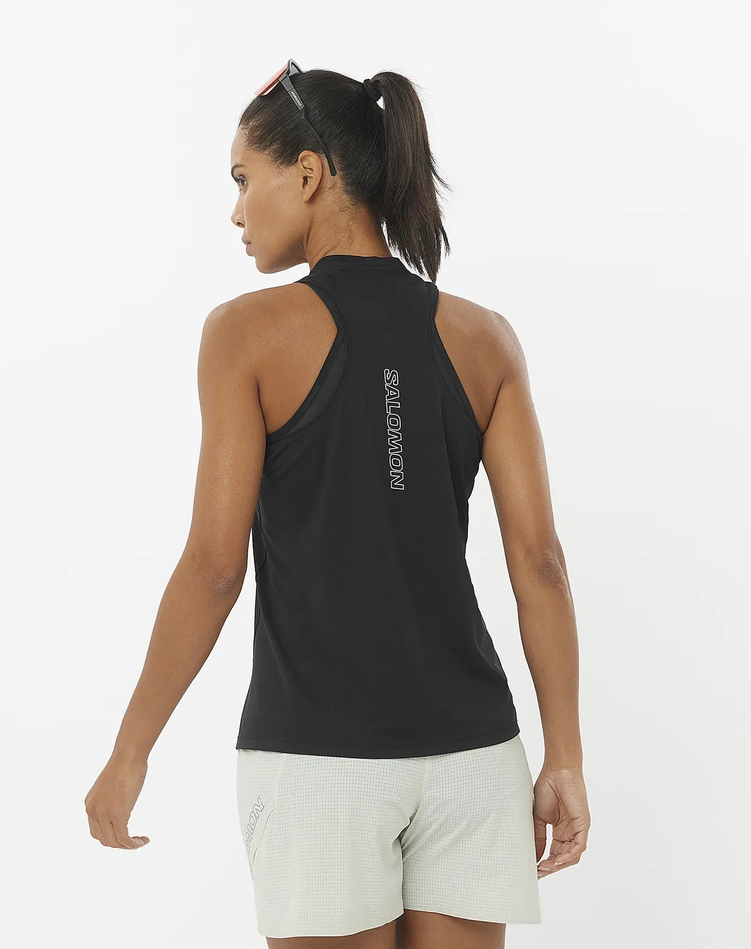 חולצת נשים Sense Aero Singlet – SALOMON-LC2308600 – deep-black – 3