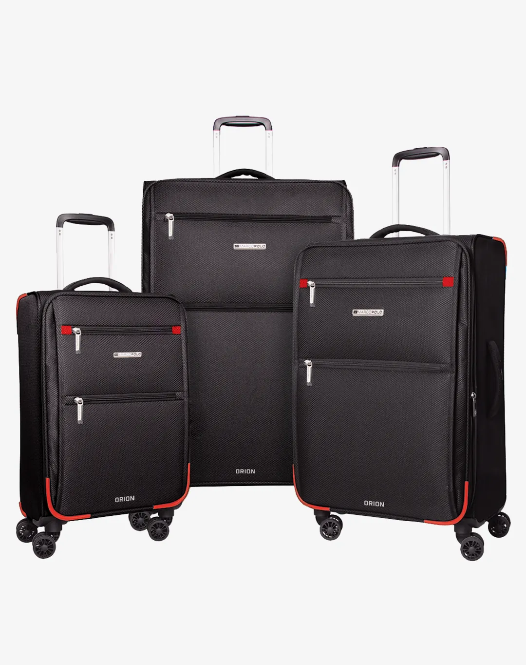 סט 3 מזוודות 20" 24" 28" ORION – – שחור – 1
