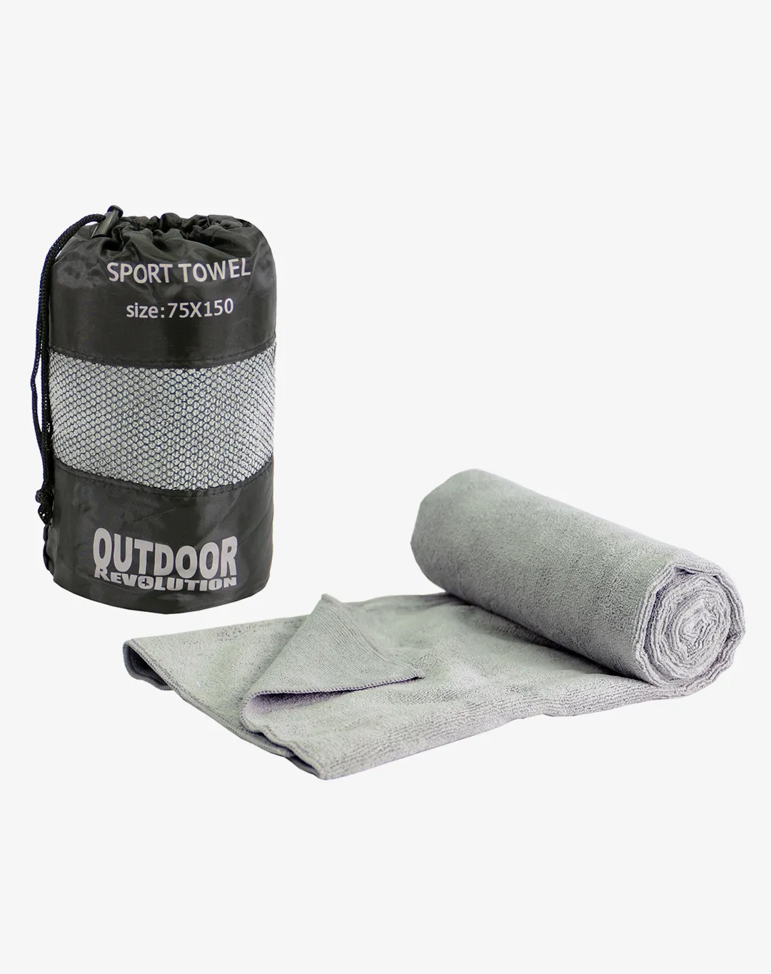 מגבת Micro Fibre – OUTDOOR-11520 – אפור – 1