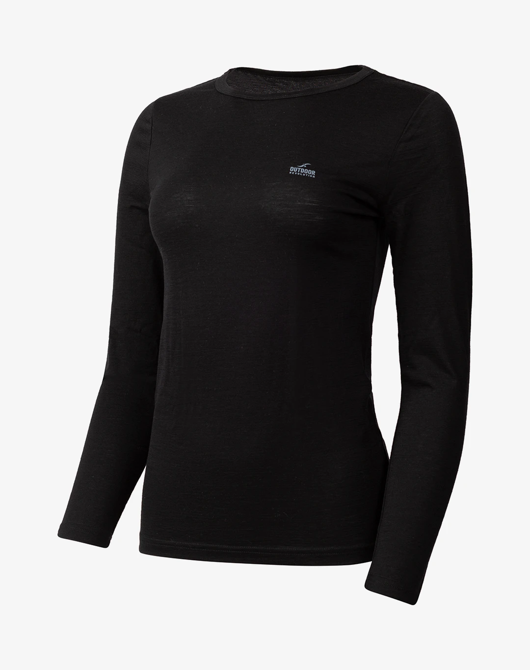 חולצת נשים 150 Merino – OUTDOOR-1471 – שחור – 1