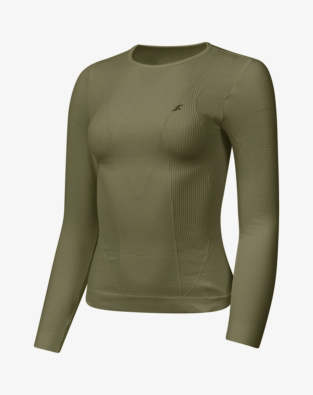 חולצת Seamless – OUTDOOR-1547 – זית – 1