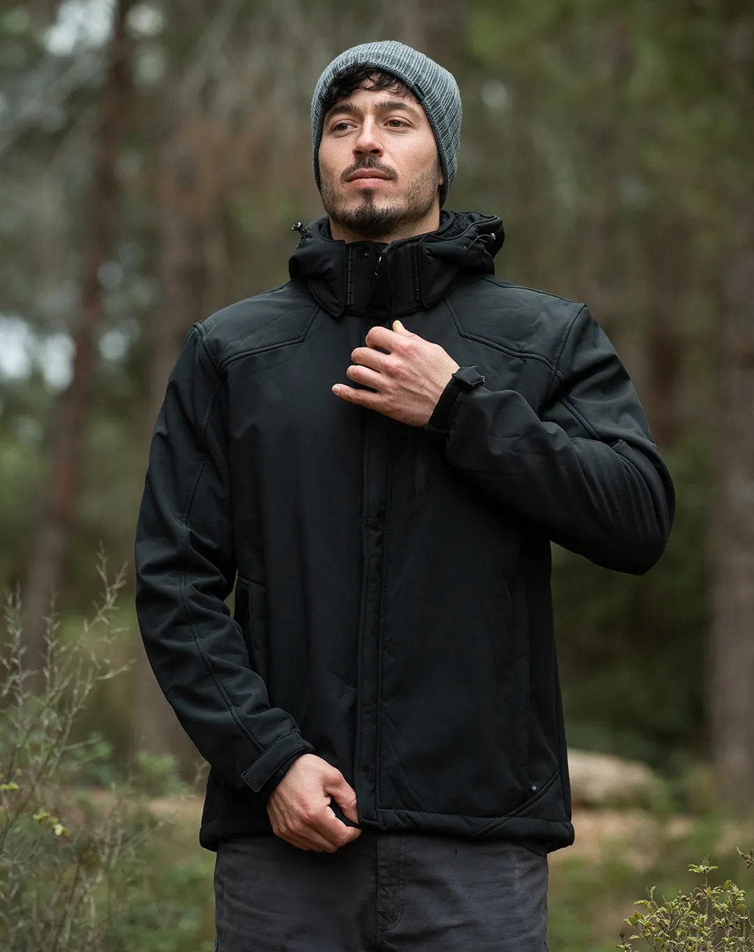 מעיל Bayron Softshell – OUTDOOR-1591 – שחור – 6