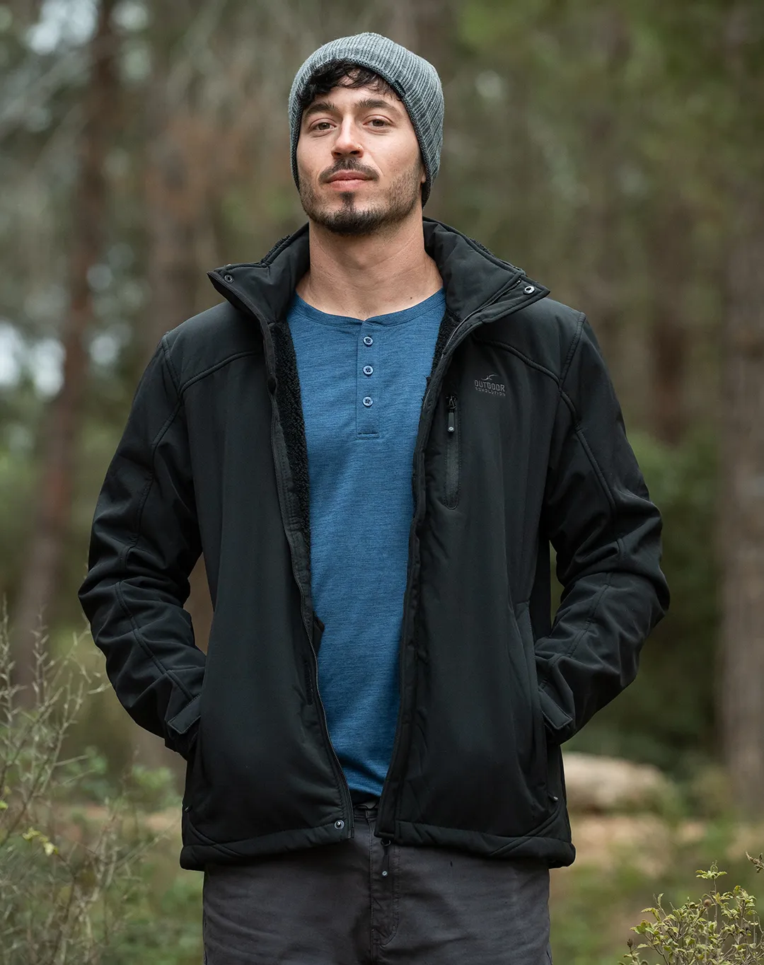מעיל Bayron Softshell – OUTDOOR-1591 – שחור – 3