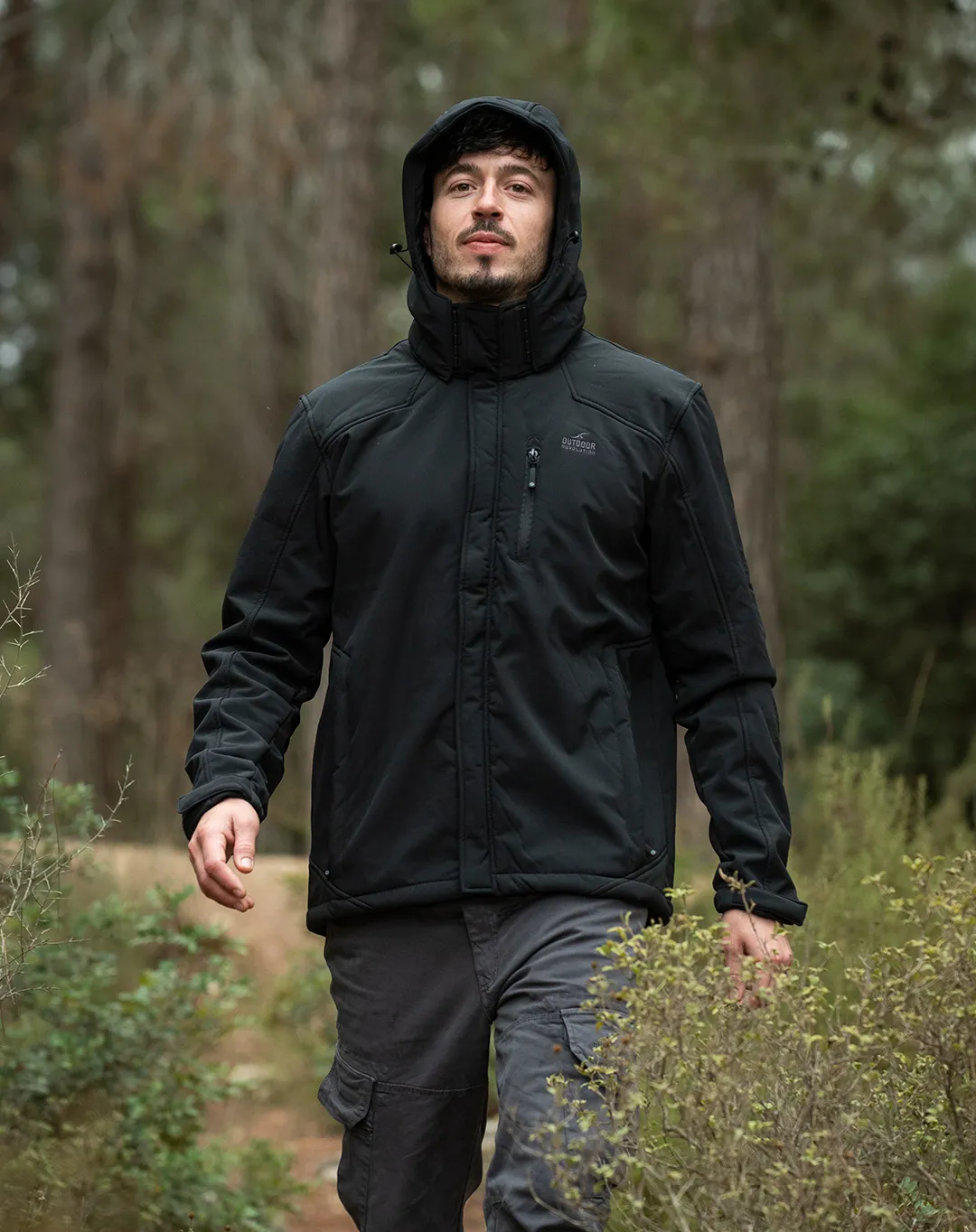 מעיל Bayron Softshell – OUTDOOR-1591 – שחור – 5