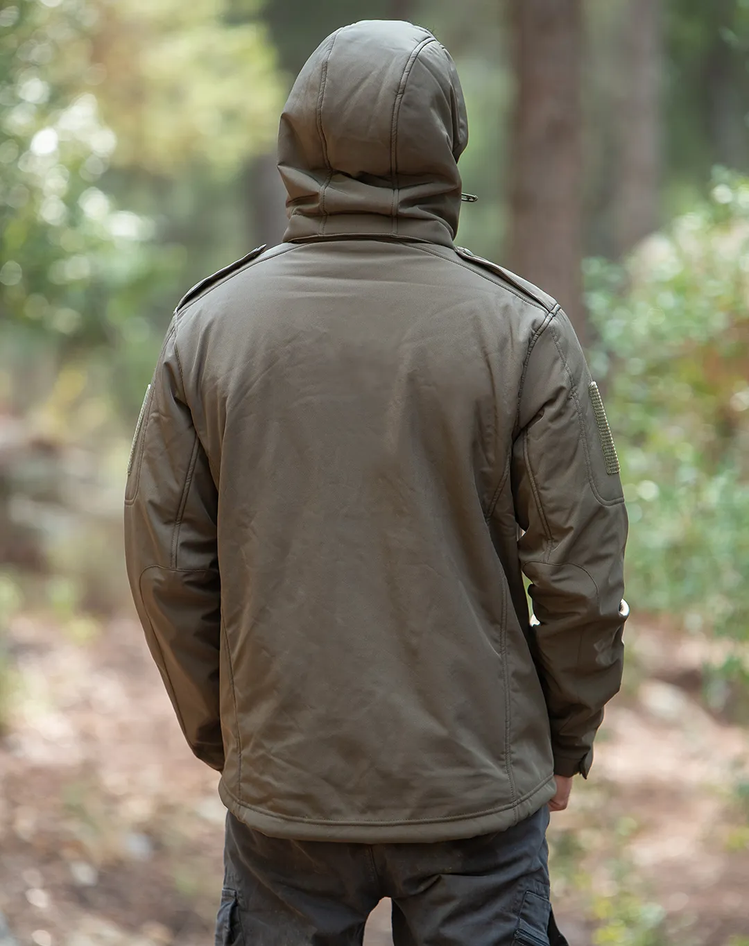 מעיל Bayron Softshell – OUTDOOR-1595P – זית – 4