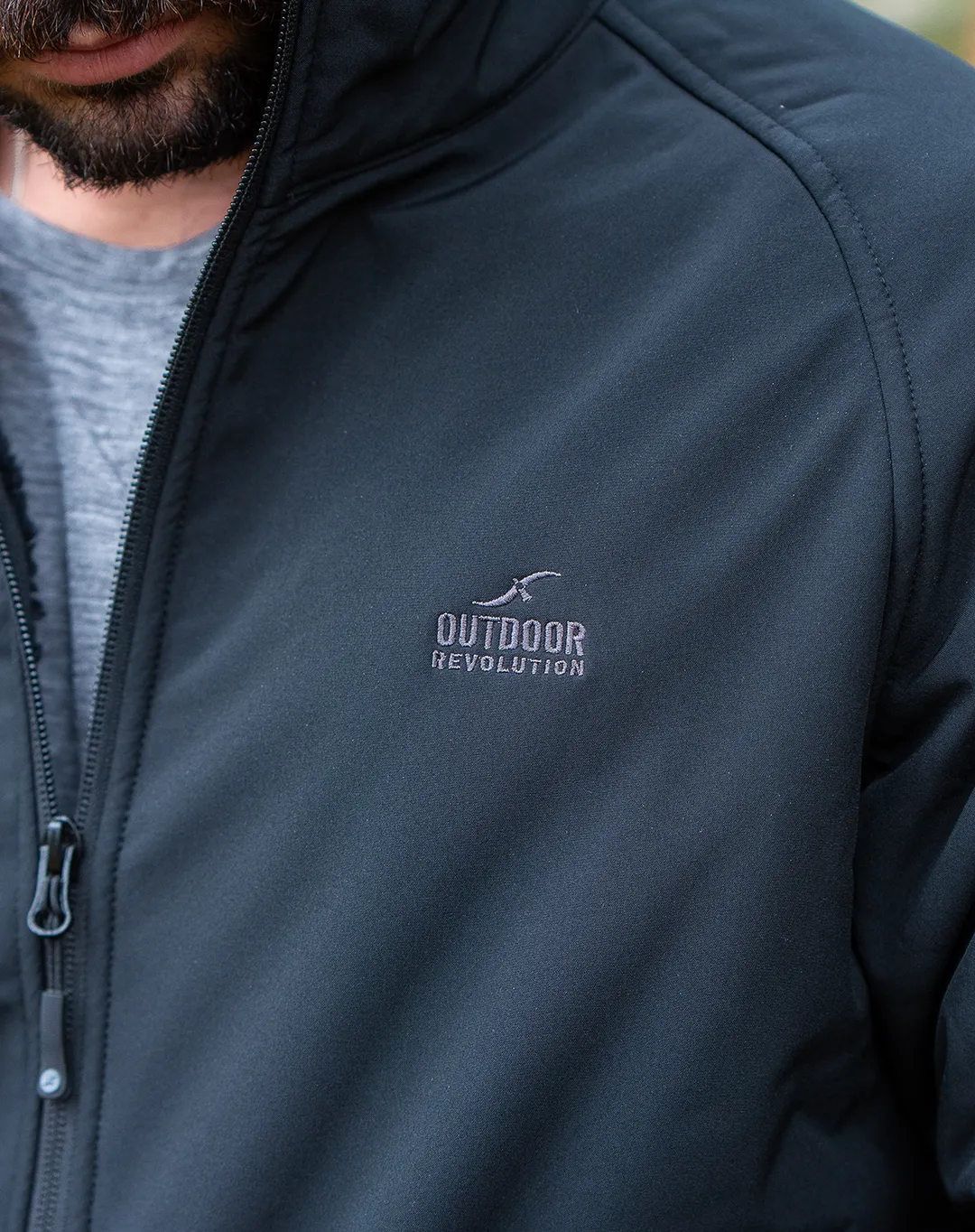 מעיל Gordon Softshell – OUTDOOR-1791 – שחור – 3