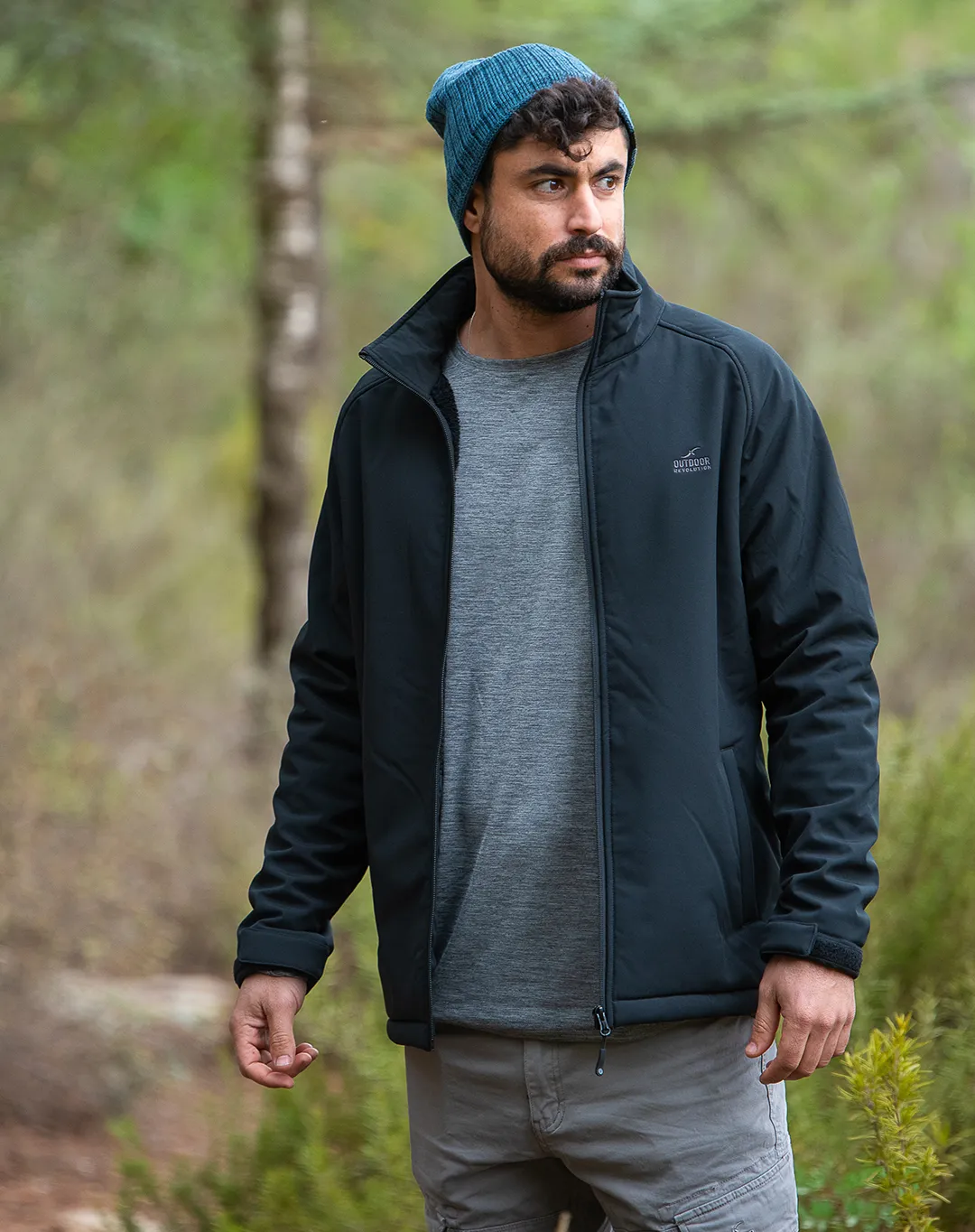 מעיל Gordon Softshell – OUTDOOR-1791 – שחור – 4