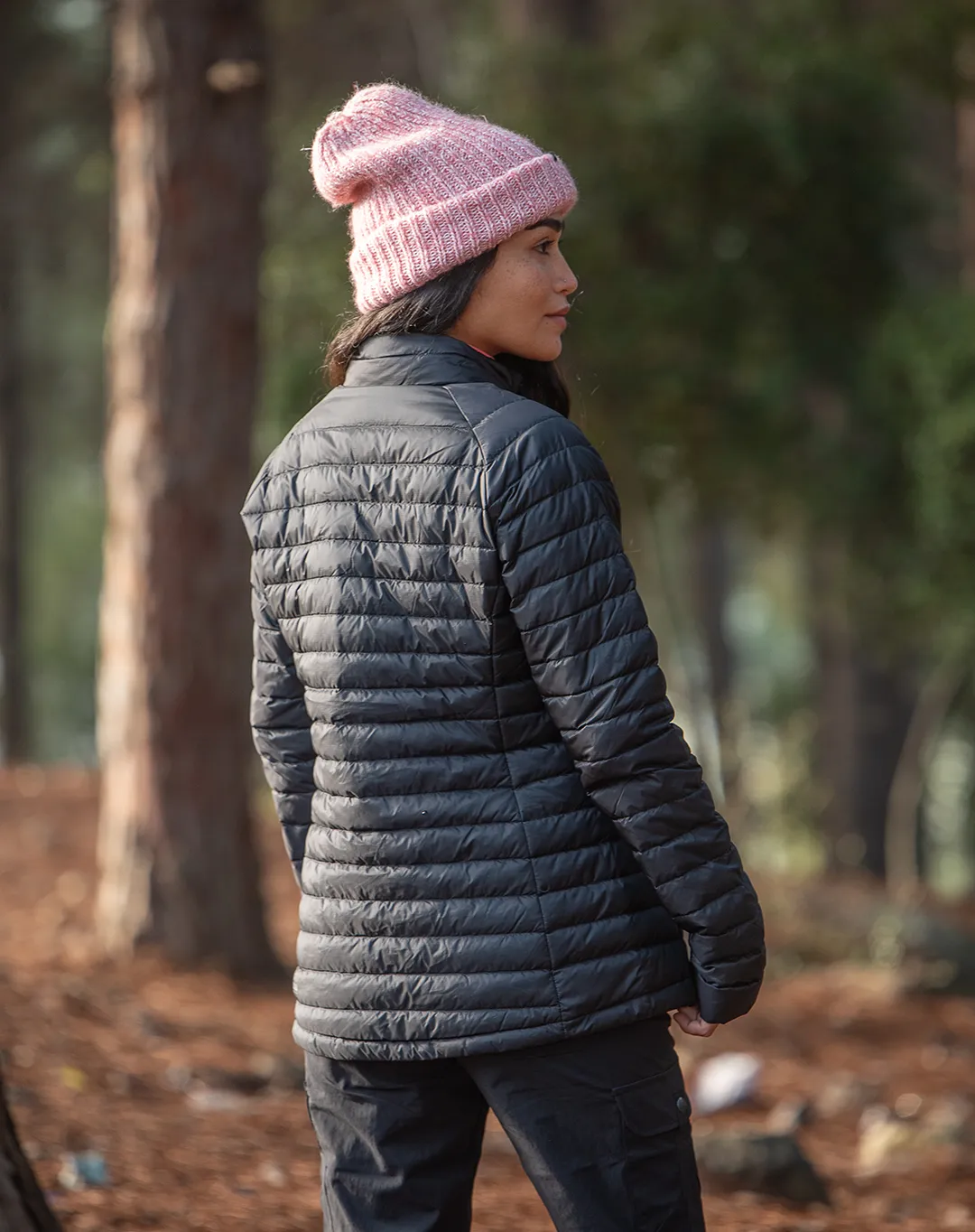 מעיל נשים Bianca – OUTDOOR-20306 – שחור-רוז – 1