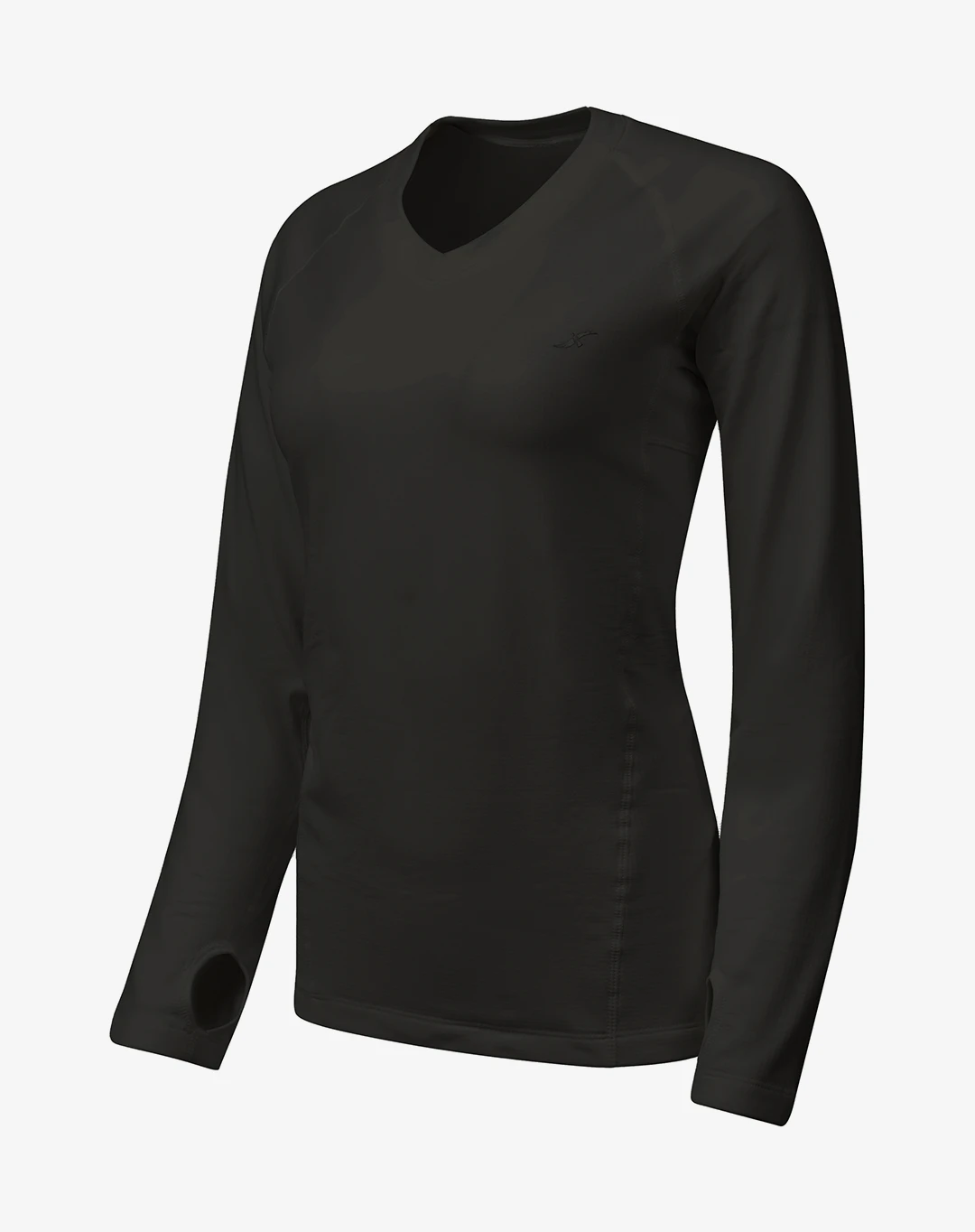 חולצת נשים WARM UP – OUTDOOR-2831 – שחור – 1