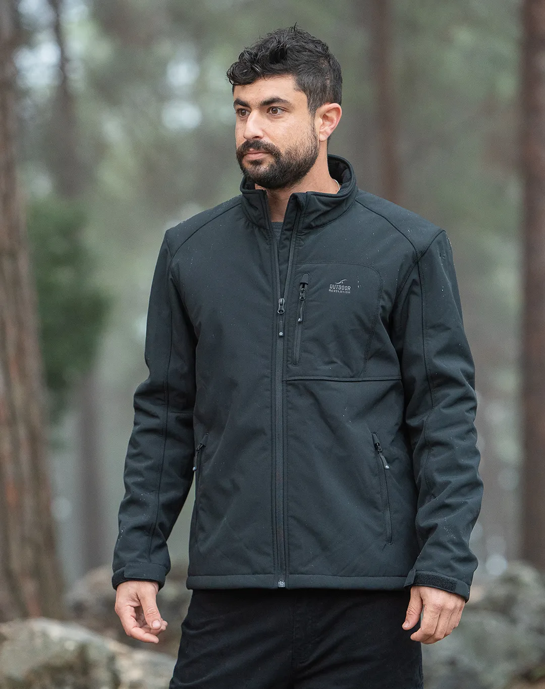 מעיל Sshell Baxter – OUTDOOR-2861 – שחור – 1