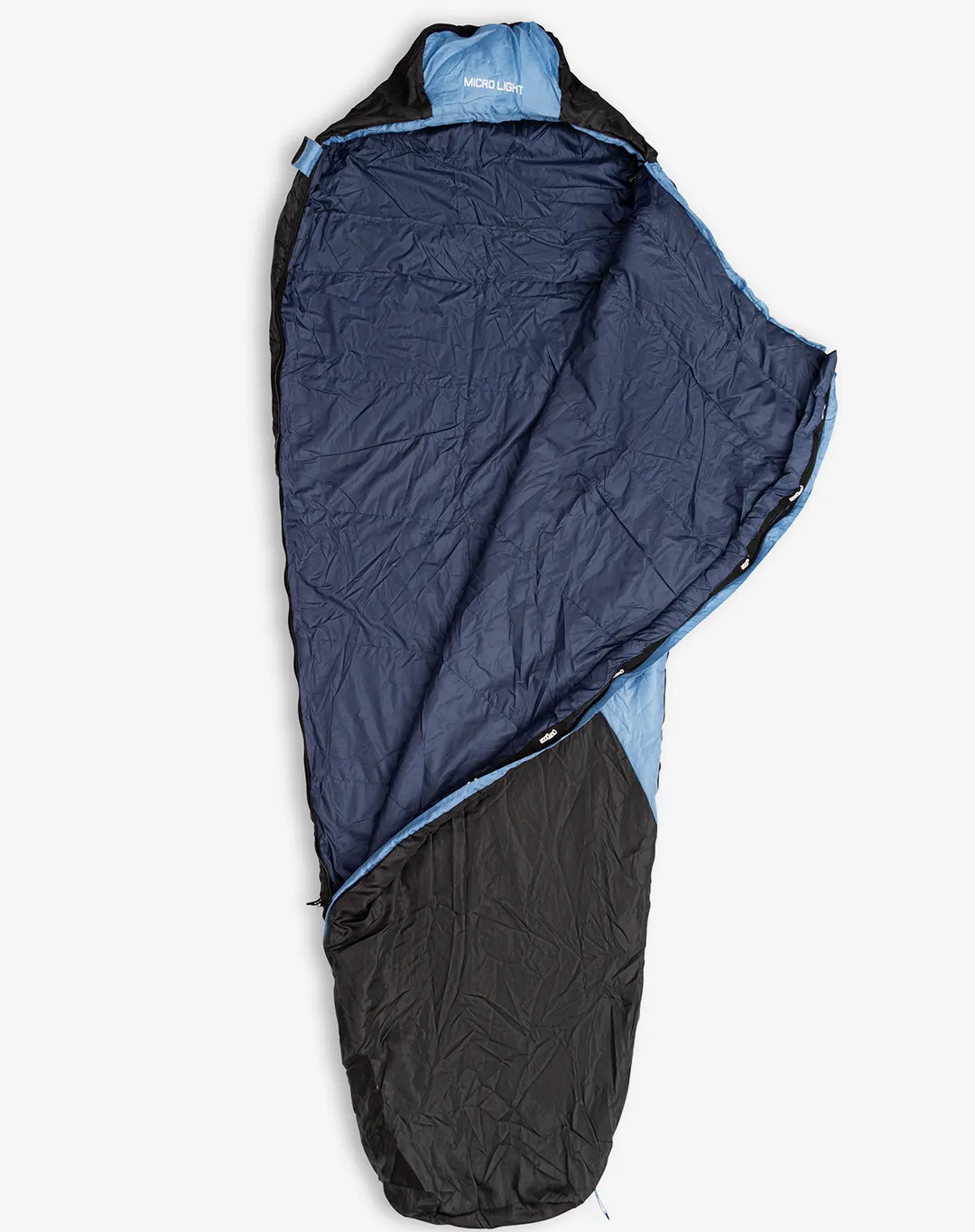 שק שינה Microlight – OUTDOOR-550 – תכלת-שחור – 1