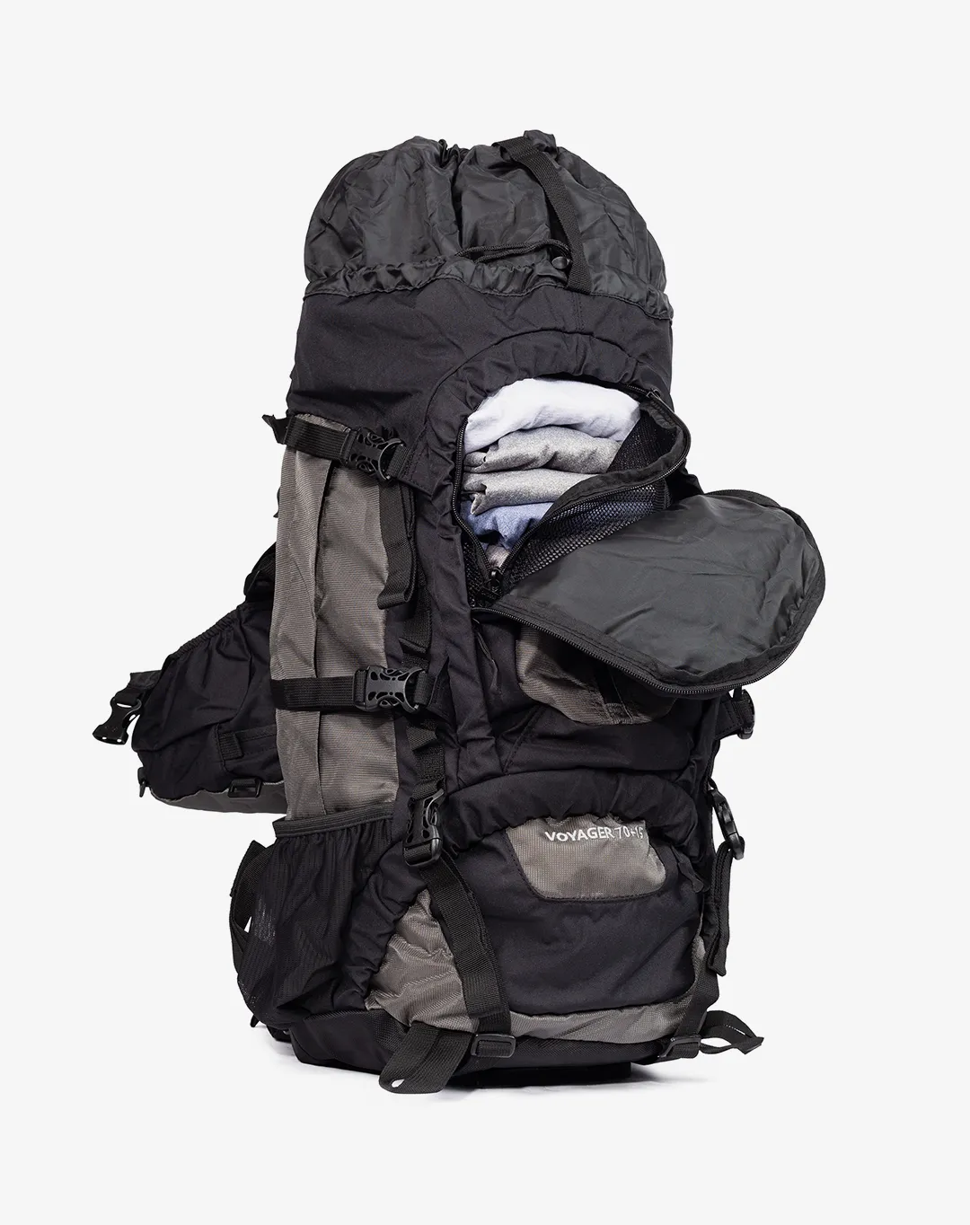 תרמיל Voyager 70+15L – Outdoor Revolution-10860 – אפור-כהה – 3