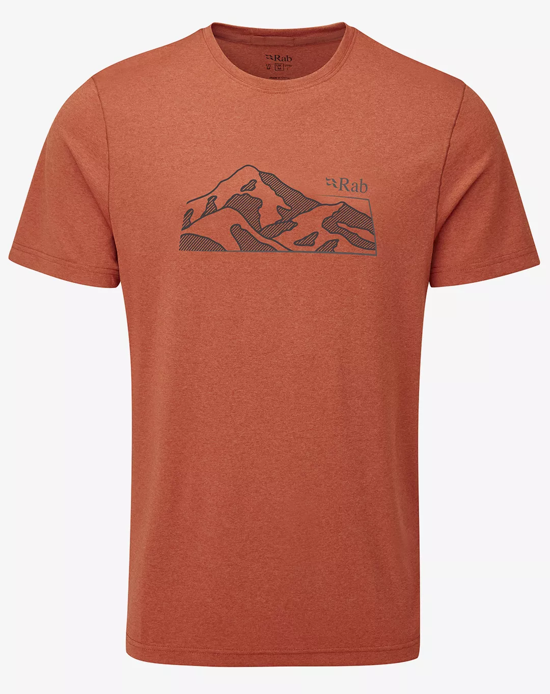חולצה Mantle Mountain – Rab-QBL-58-RCY – red-clay – 1