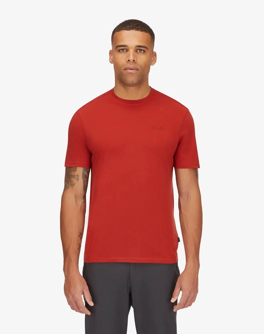 חולצה Crimp Logo – Rab-QBL-67-TRD – tuscan-red – 2