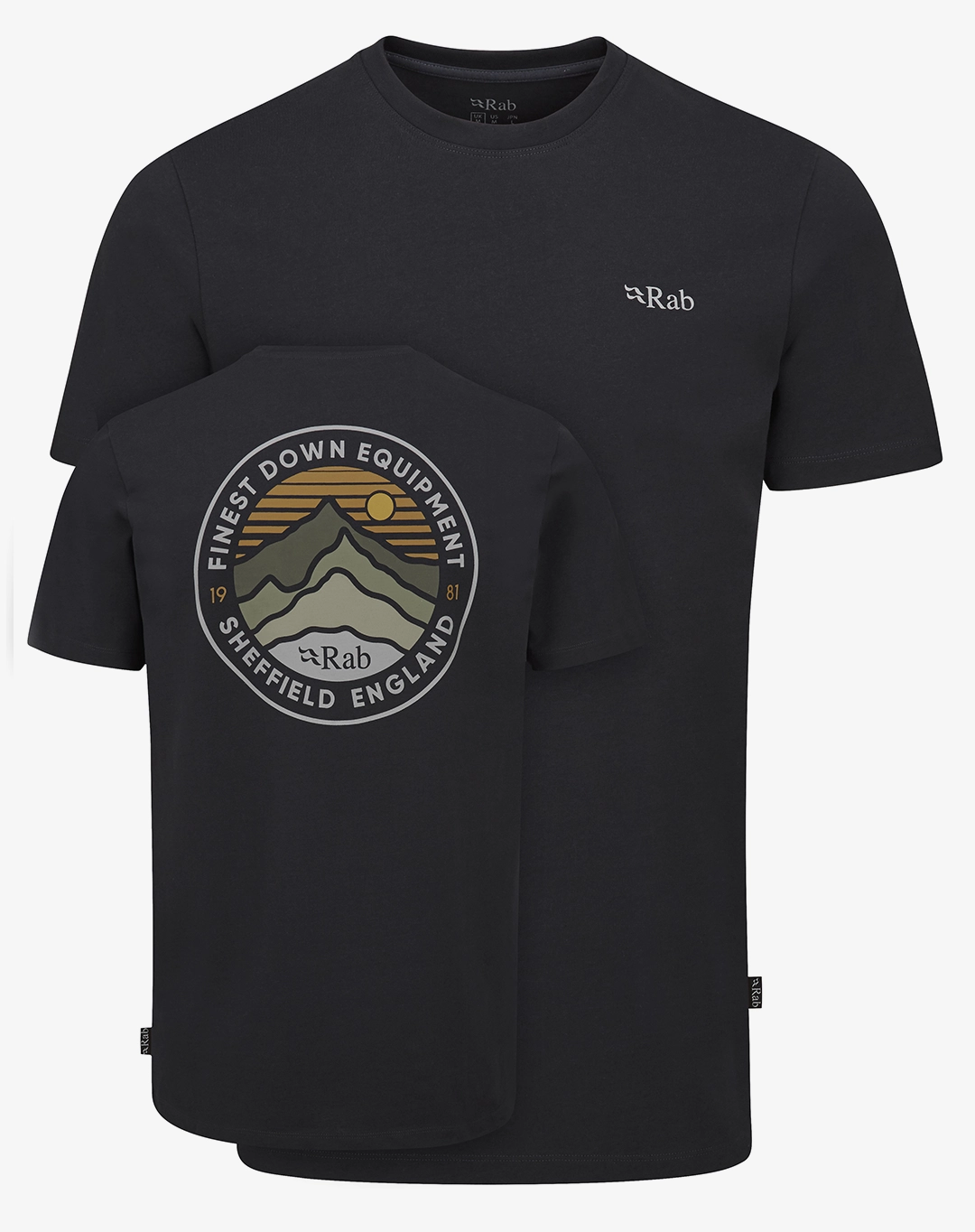 חולצה Basecamp 3 Peak – Rab-QCC-05-BE – beluga – 6