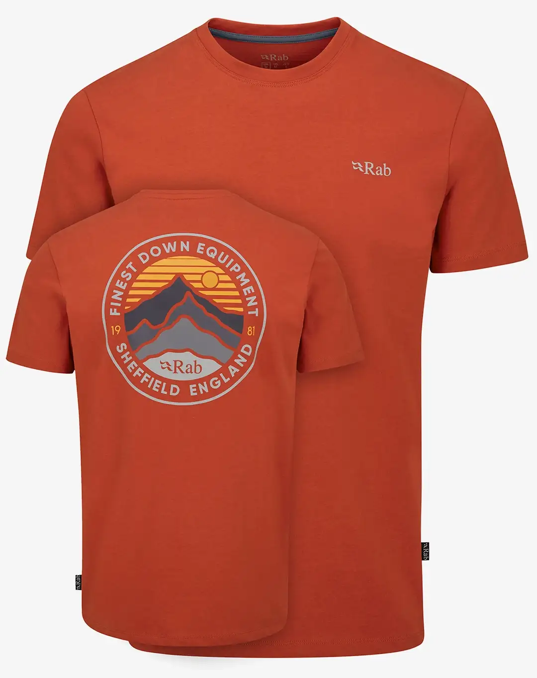 חולצה Basecamp 3 Peak – Rab-QCC-05-RCY – red-clay – 9