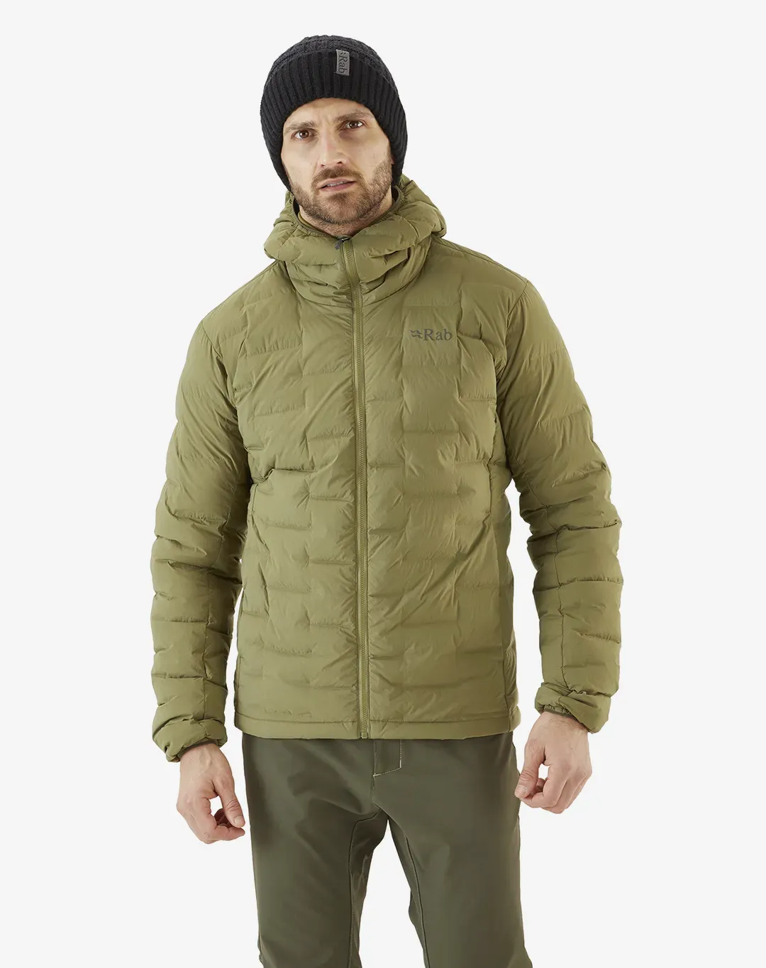 מעיל Cubit Strech Down Hoody – Rab-QDB-30-CHG – ירוק – 1