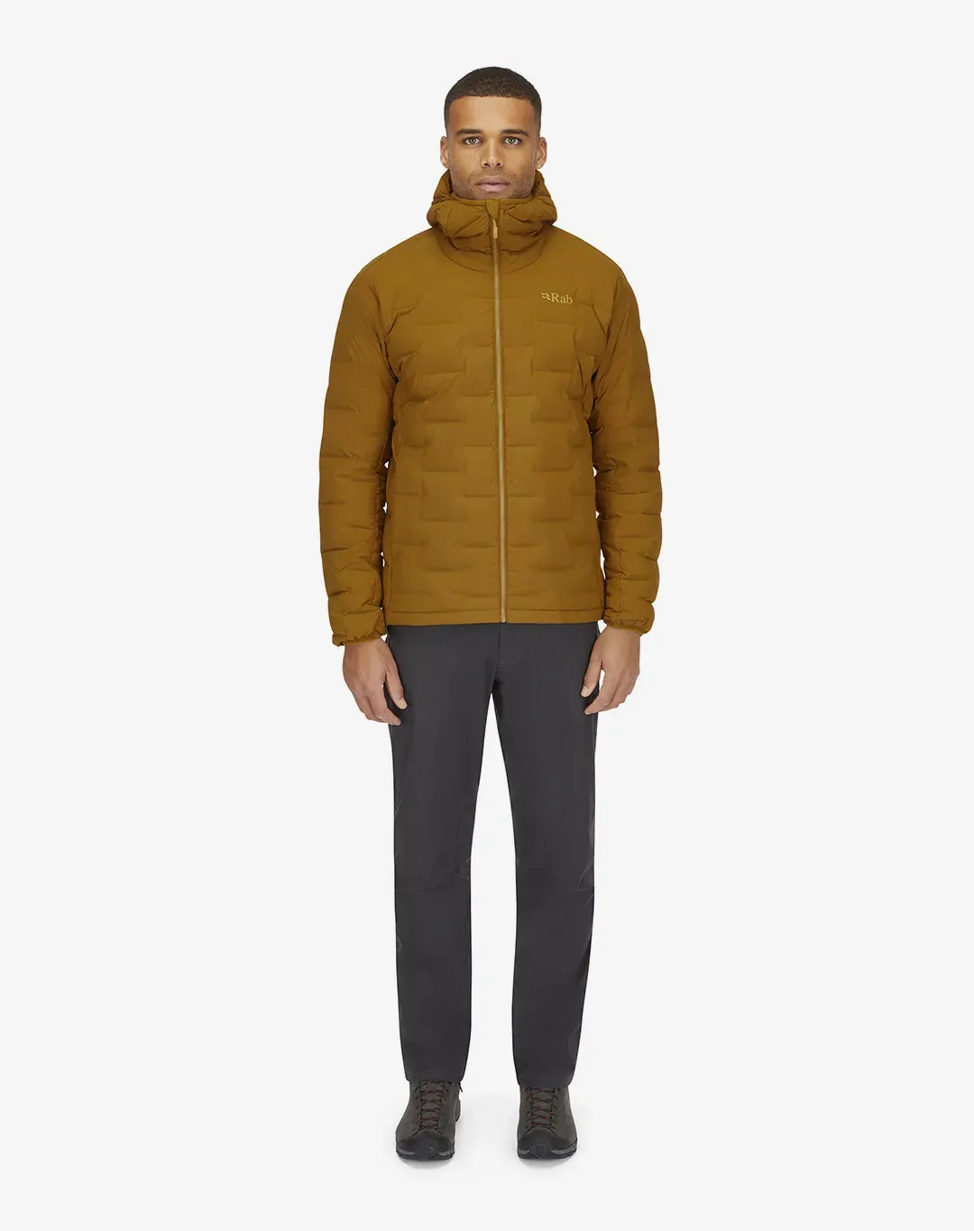 מעיל Cubit Strech Down Hoody – Rab-QDB-30-FPT – חרדל – 3