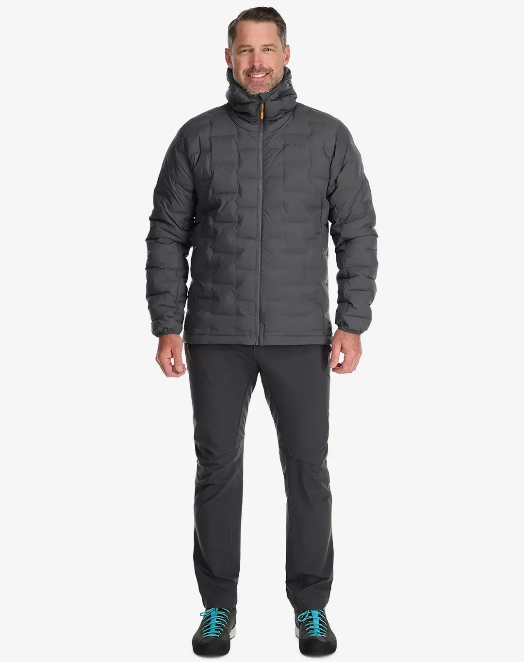 מעיל Cubit Strech Down Hoody – Rab-QDB-30-GRH – אפור – 3