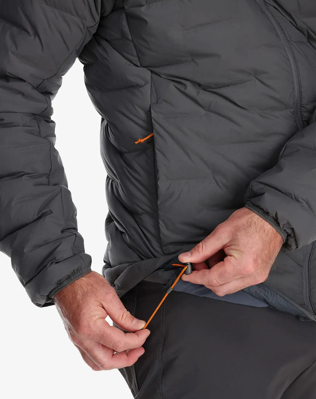 מעיל Cubit Strech Down Hoody – Rab-QDB-30-GRH – אפור – 4