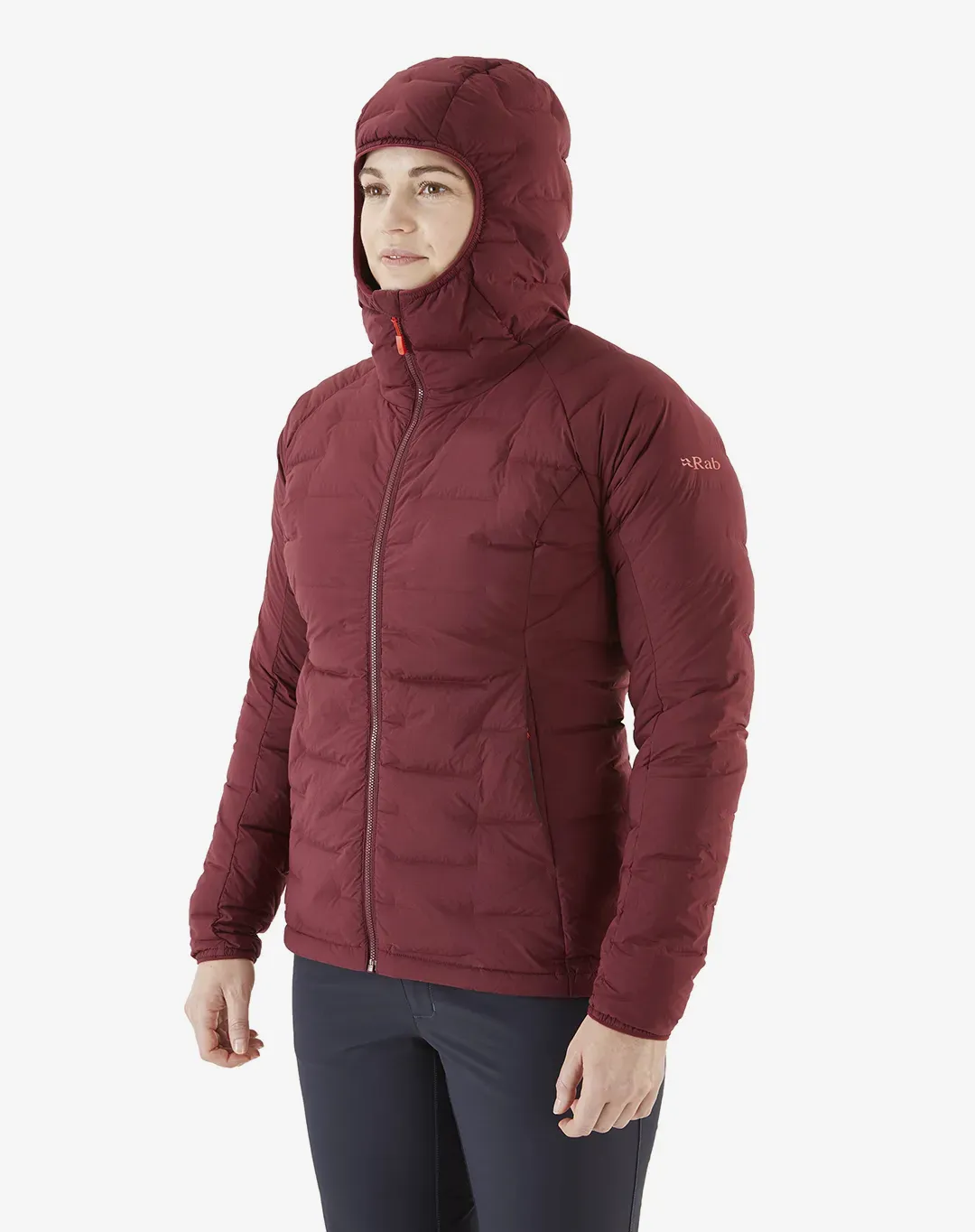 מעיל Cubit Strech Down Hoody – Rab-QDB-31-DEH – בורדו – 6