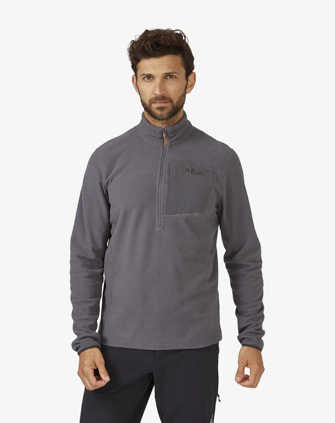 מעיל פליס Tecton Pull On – Rab-QFF-97-GRH – אפור – 1