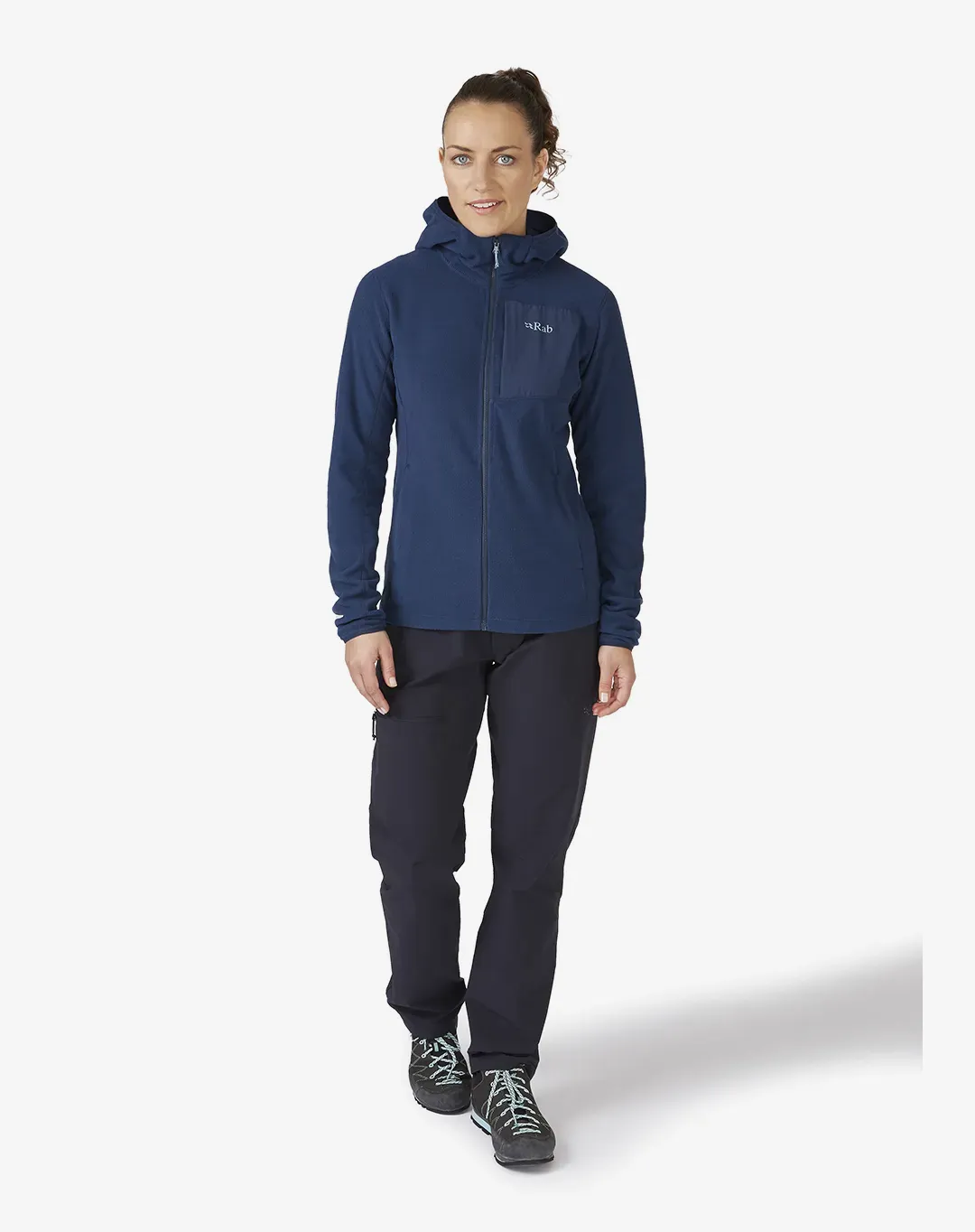 מעיל פליס Tecton Hoody – Rab-QFG-02-DIK – נייבי – 1