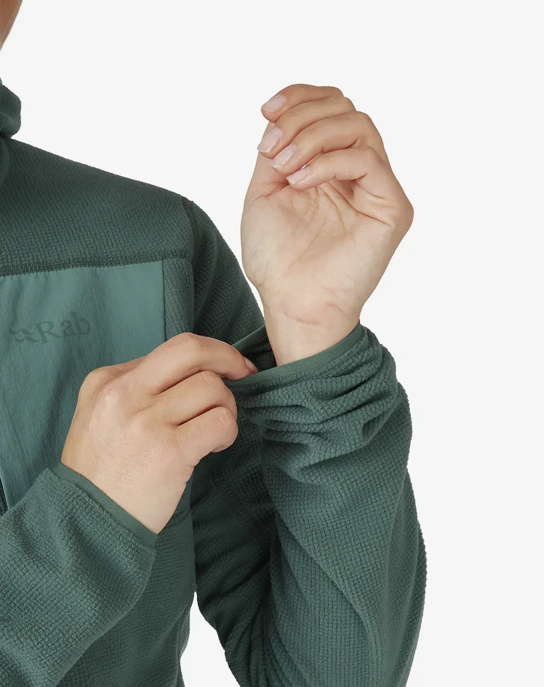 מעיל פליס Tecton Hoody – Rab-QFG-02-GNS – ירוק – 3