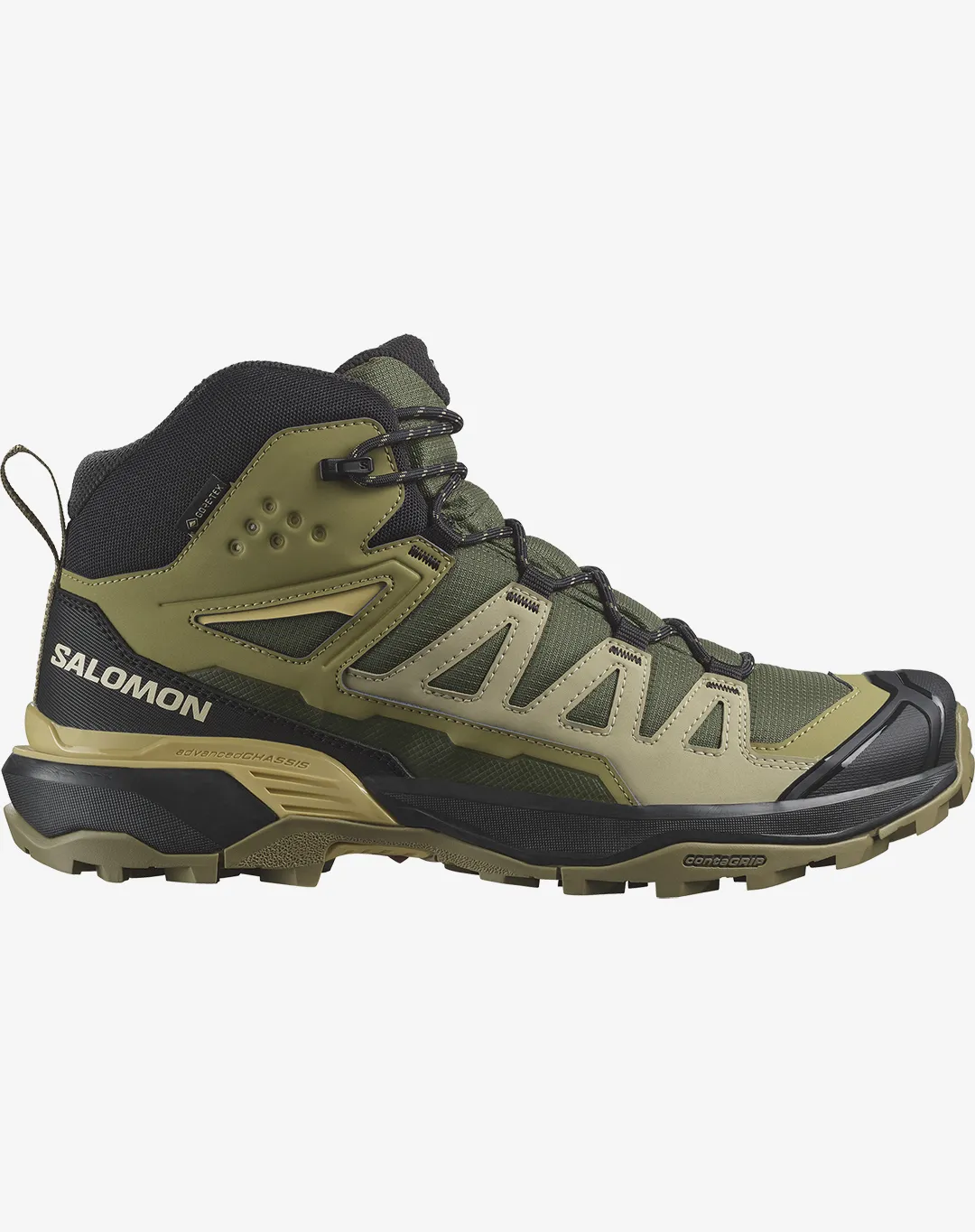 נעלי X Ultra 360 Mid Gtx – SALOMON-L47447700 – olive-night-slate-green-southern-moss – 1