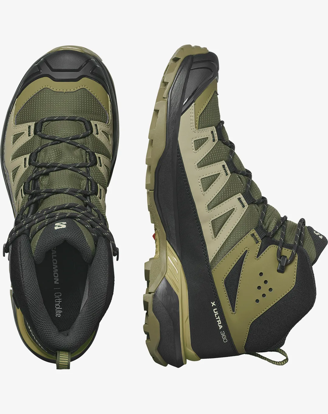 נעלי X Ultra 360 Mid Gtx – SALOMON-L47447700 – olive-night-slate-green-southern-moss – 7