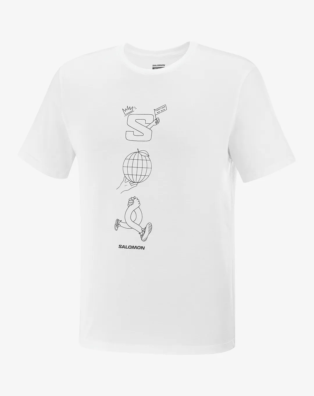 חולצת Worthy Ss Tee – SALOMON-LC2287400 – white – 1