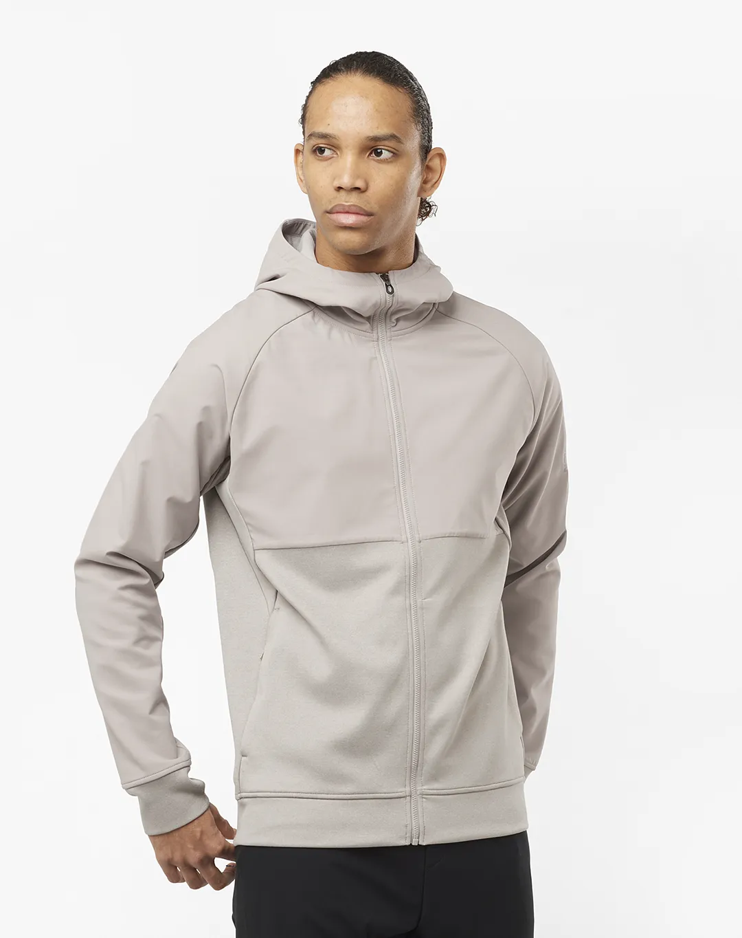 קפוצ'ון Runlife Hoodie – Salomon-LC209990 – ash – 1