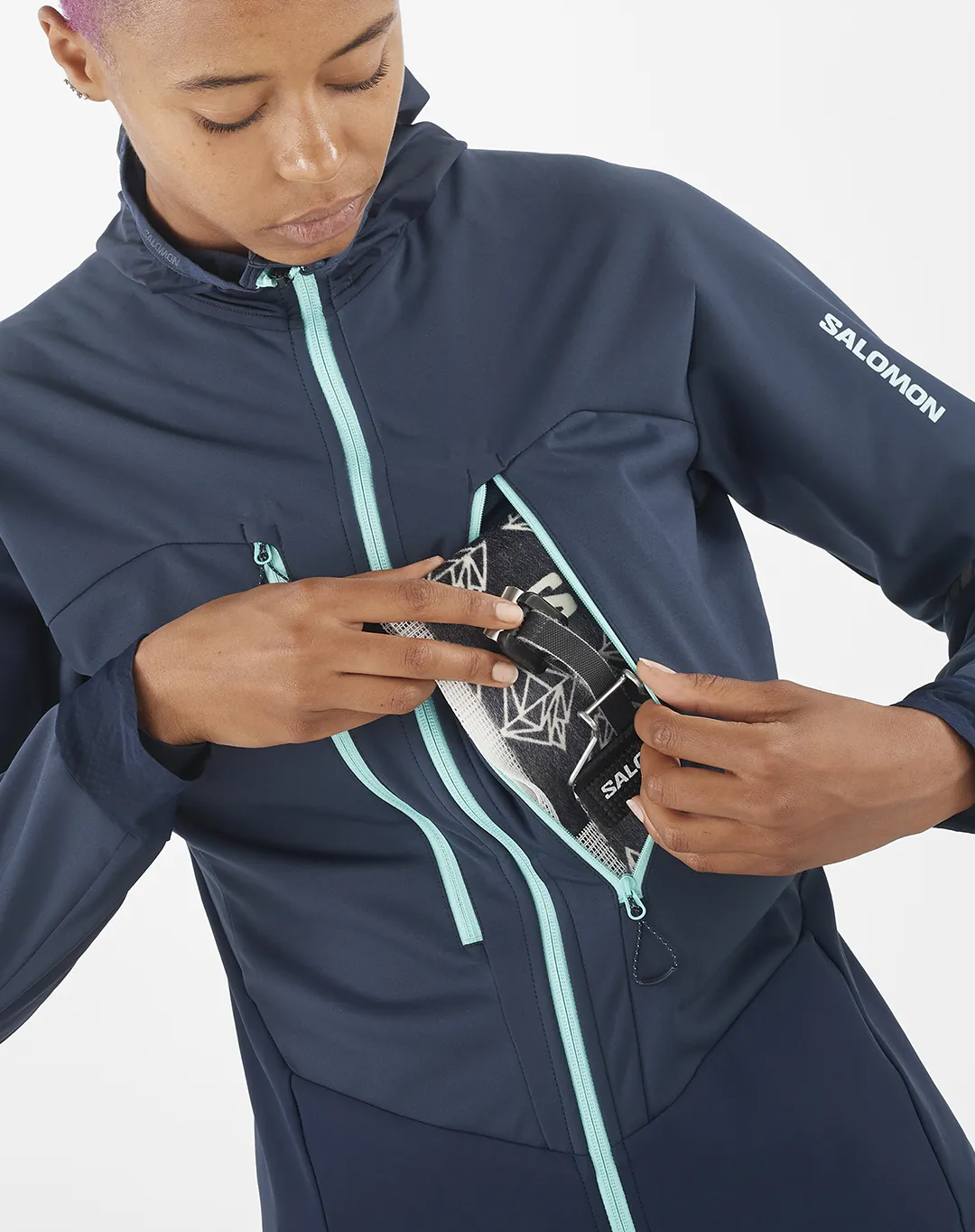 MTN Soft Shell מעיל נשים – Salomon-LC216020 – carbon – 1