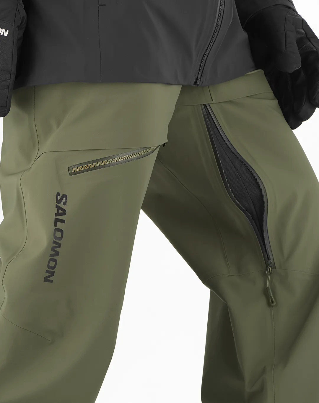 Force מכנסי – Salomon-LC216190 – olive-night – 3