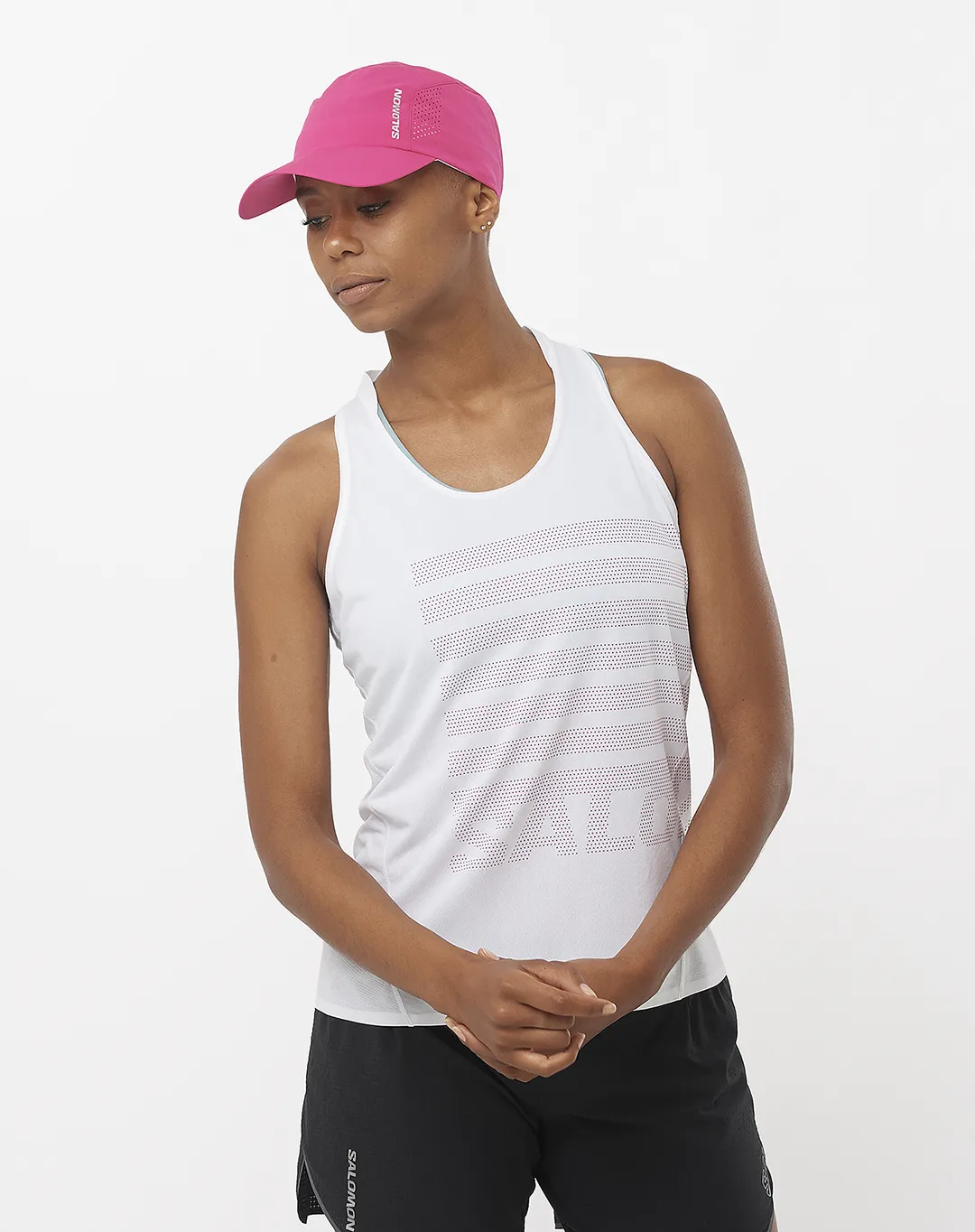 גופיית Sense Aero Singlet GFX – Salomon-LC218830 – white-beetroot – 1