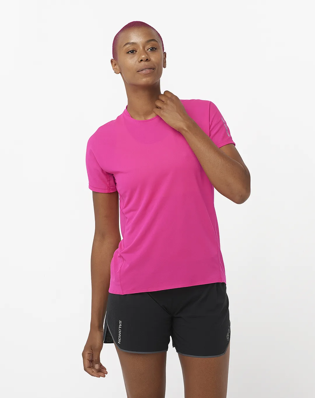 חולצת נשים Sense Aero – Salomon-LC218980 – beetroot-purple-2 – 1