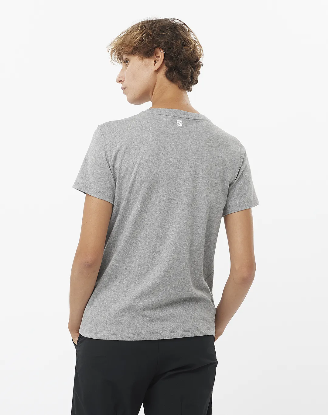 חולצת נשים Logo – Salomon-LC221750 – heather-grey – 1