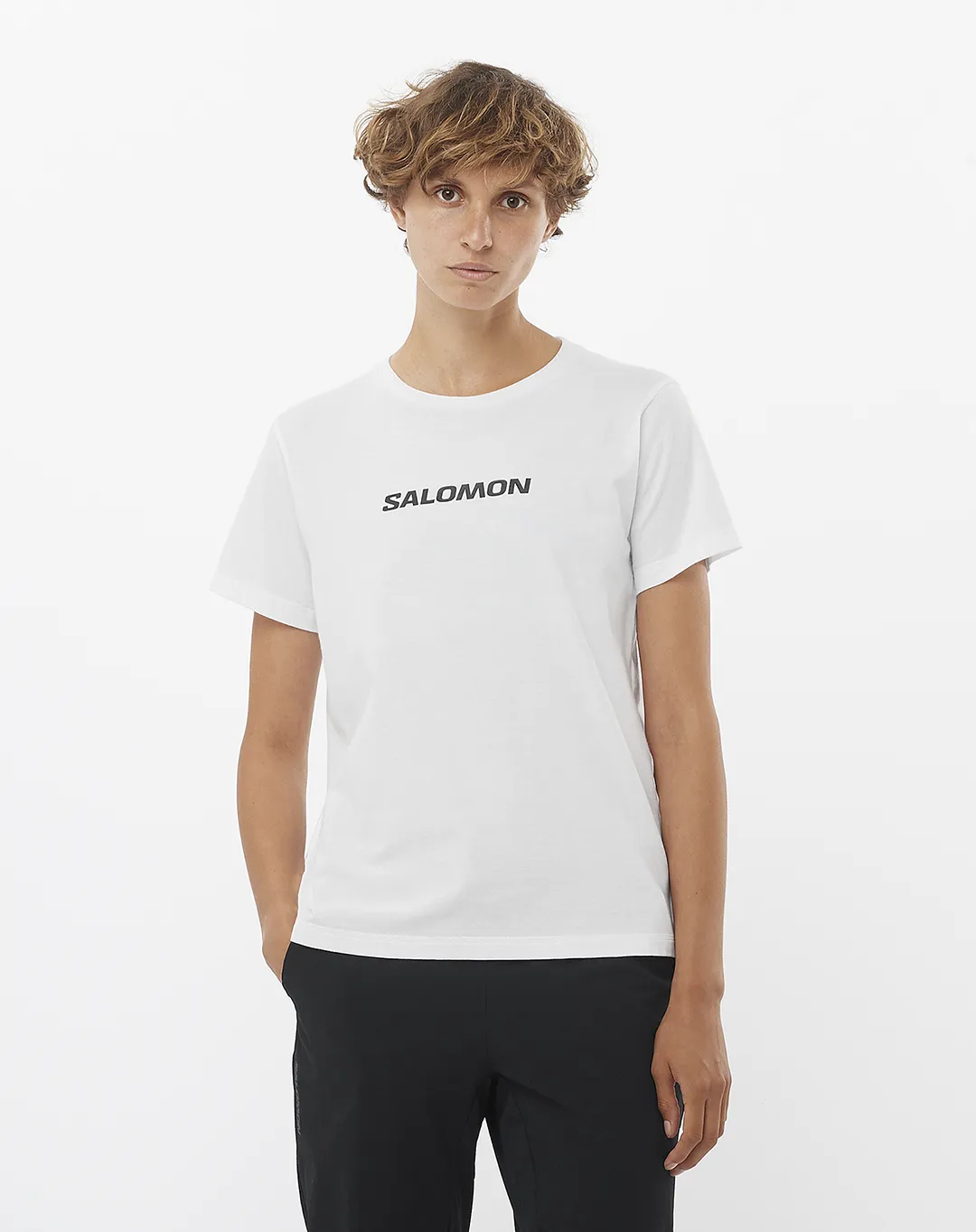 חולצת נשים Logo – Salomon-LC221760 – white – 1