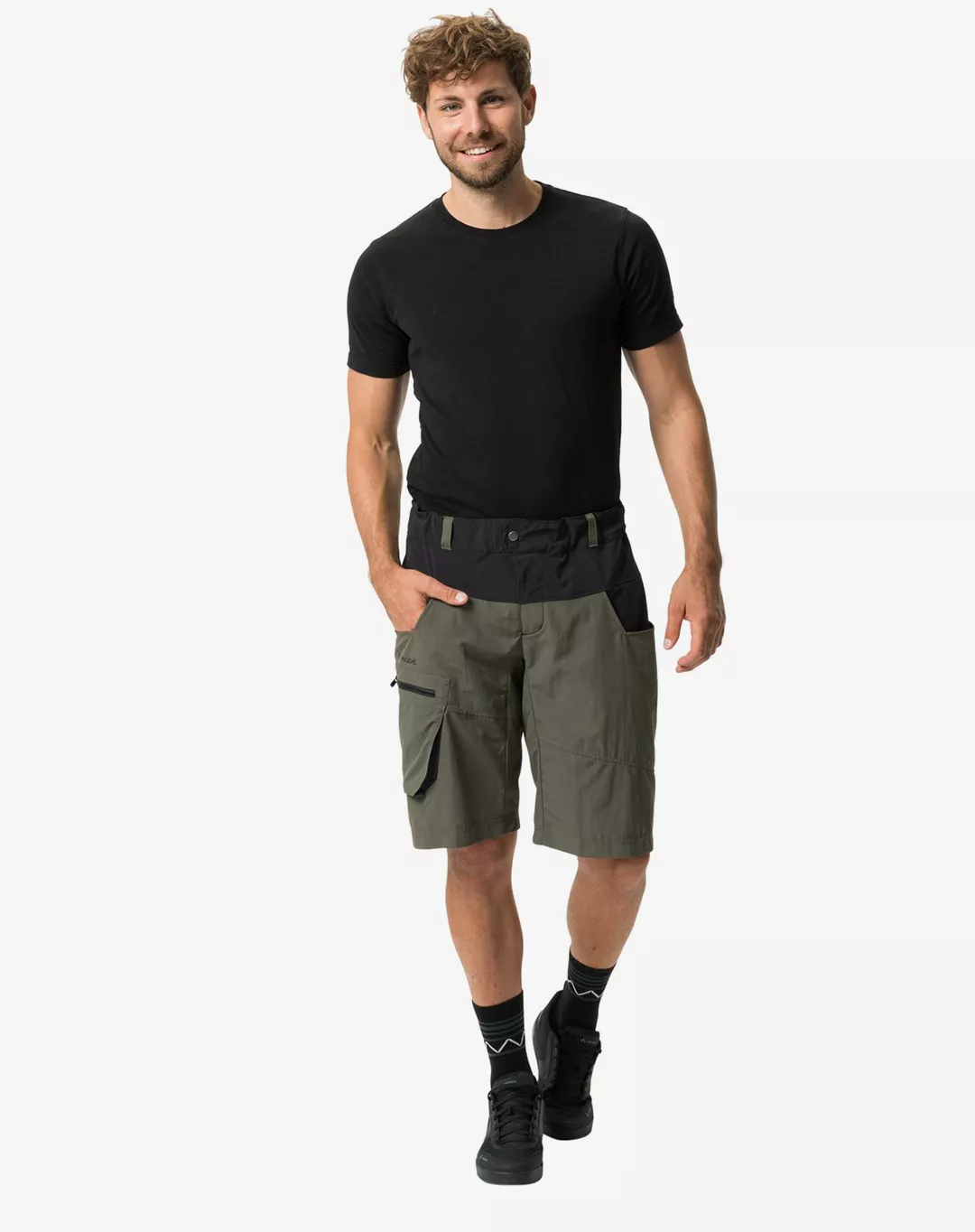 מכנסיים קצרים Qimsa – Vaude-850110 – khaki – 5