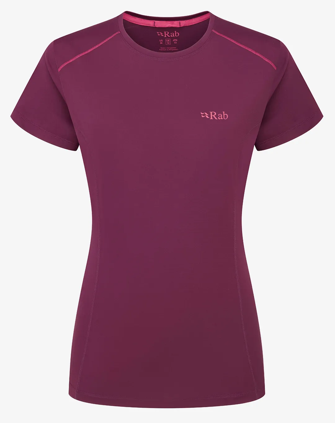 חולצת נשים Force Tee – Rab-QBL-06-MUL – mulberry – 1